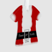 Santa Anzug Ornament (Vorderseite)