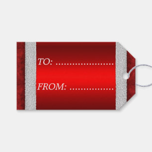 Santa Anzug Red Christmas Geschenkanhänger