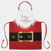 Santa Anzug und Bart Schürze (Vorderseite)