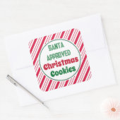 Santa Approved Christmas Cookies Stickers  (Umschlag)