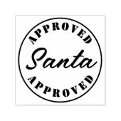 Santa Approved Geschenk Permastempel (Design)