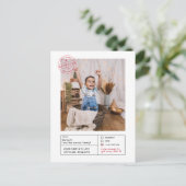 Santa Approved Naughty oder Nice Form Foto Postkarte (Stehend Vorderseite)