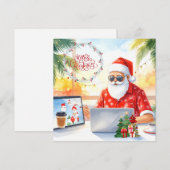 Santa arbeitet an der Front an Weihnachten (Vorne/Hinten)