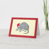 Santa Armadillo Weihnachten (Vorderseite)