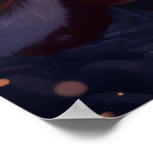 Santa Art Poster (Ecke)