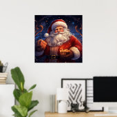 Santa Art Poster (Heimbüro)