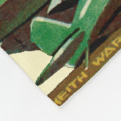 Santa at Work Fleecedecke (Ecke)