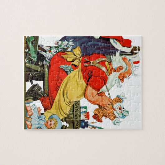 Santa at Work Puzzle (Horizontal)