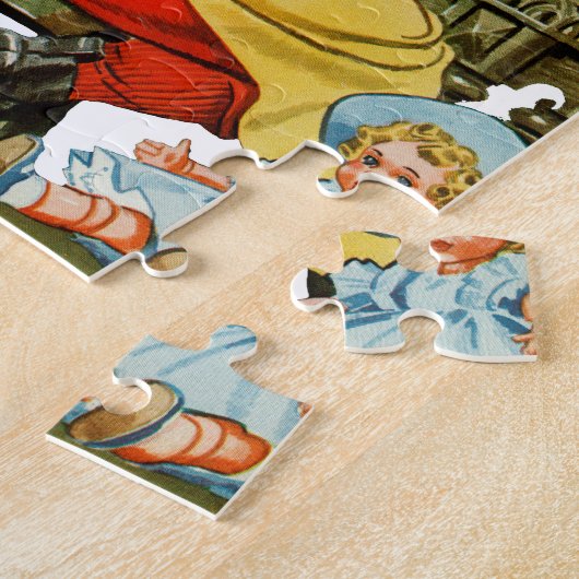 Santa at Work Puzzle (Seite)