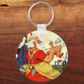 Santa at Work Schlüsselanhänger (Vorderseite)