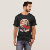 Santa auf dem Weg T-Shirt (Vorne ganz)