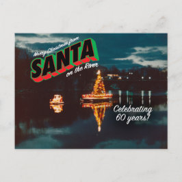 Santa auf der Postkarte 1
