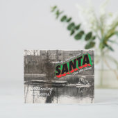Santa auf der Postkarte 10 (Stehend Vorderseite)