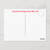 Santa auf der Postkarte 4 (Rückseite)