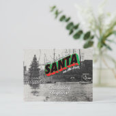Santa auf der Postkarte 7 (Stehend Vorderseite)