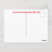 Santa auf der Postkarte 7 (Rückseite)