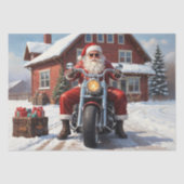 Santa auf der Straße - Enttäuschung - Seidenpapier (Vorderseite)