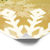 Santa auf einem Stier-Schlitten – Forex Pipmas Ges Poster (Ecke)