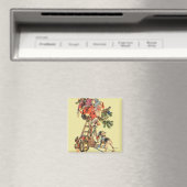 Santa auf einer Leiter Magnet (In Situ (Geschirrspüler))