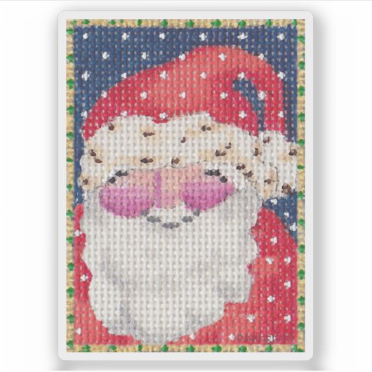 Santa Aufkleber (Vorderseite)