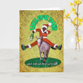 Santa aus Yaawd Karte (Gelbe Blume)