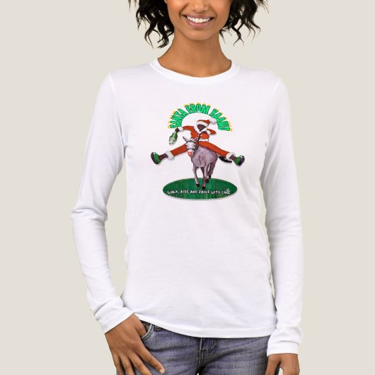 Santa aus Yaawd Tri-Blend Shirt (Vorderseite)