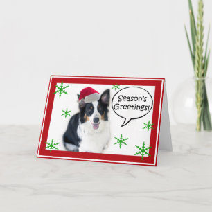 Santa Aussie Feiertagskarte