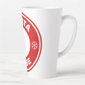 Santa Babe Custom Personalize Melanin Weihnachten Milchtasse (Rechts)
