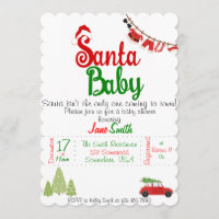 Santa Baby Baby Dusche