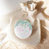 Santa Baby Baby Dusche Runder Aufkleber