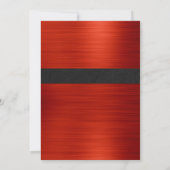 Santa Baby Baby Duwer Weihnachtsgeschlecht neutral Einladung (Rückseite)