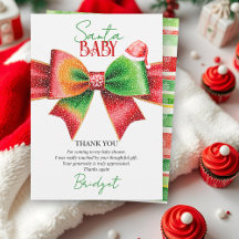 Santa Baby Baby Shower Bogen und Santa Hut Weihnac