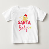 Santa Baby Baby T-shirt (Vorderseite)