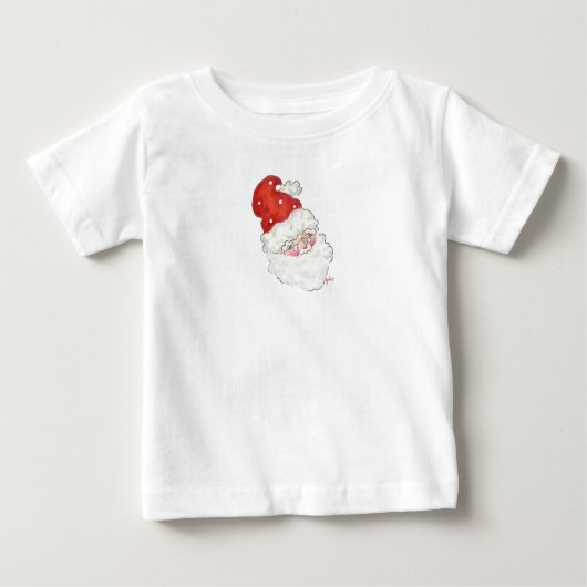 Santa Baby Baby T-shirt (Vorderseite)