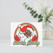 Santa Baby Black Santa Clause Melanin Weihnachten (Stehend Vorderseite)