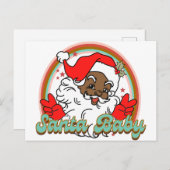 Santa Baby Black Santa Clause Melanin Weihnachten (Vorne/Hinten)