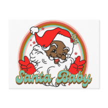 Santa Baby Black Santa Clause Melanin Weihnachten