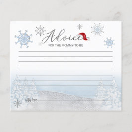 Santa Baby Budget Babyduschratenkarten