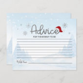 Santa Baby Budget Babyduschratenkarten (Vorne/Hinten)