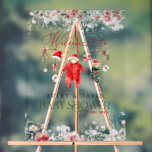 Santa Baby Christmas Baby Baby Dusche Willkommen Acrylschild<br><div class="desc">Santa Baby Christmas Baby Baby Dusche Willkommen</div>