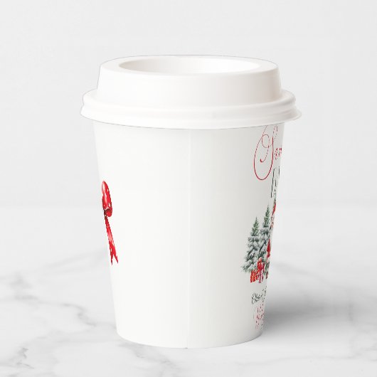 Santa Baby Christmas Baby Baby Dusche Willkommen Pappbecher (Rechts)