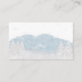 Santa Baby Christmas Baby Dusche Begleitkarte (Rückseite)