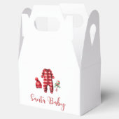 Santa Baby Christmas Baby Dusche Geschenkschachtel (Geöffnet)