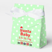 Santa Baby Christmas Baby Dusche Geschenkschachtel (Vorderseite)
