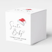Santa Baby Christmas Baby Dusche Geschenkschachtel (Vorderseite)