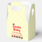 Santa Baby Christmas Baby Dusche Geschenkschachtel (Geöffnet)