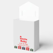 Santa Baby Christmas Baby Dusche Geschenkschachtel (Geöffnet)