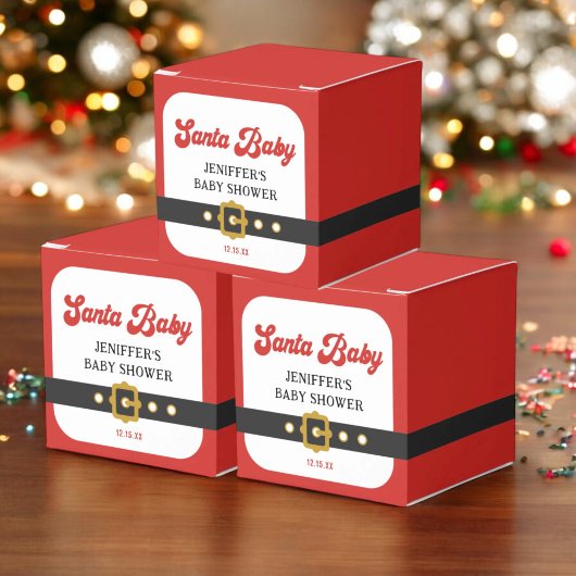 Santa Baby Christmas Baby Dusche Geschenkschachtel