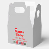 Santa Baby Christmas Baby Dusche Geschenkschachtel (Geöffnet)