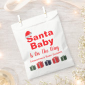 Santa Baby Christmas Baby Dusche Geschenktütchen (Ausgeschnitten)